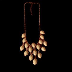 Gold and Mint Green Statement Necklace